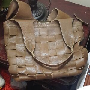 R.P.S. Rock Paper Scissors Leather Bag